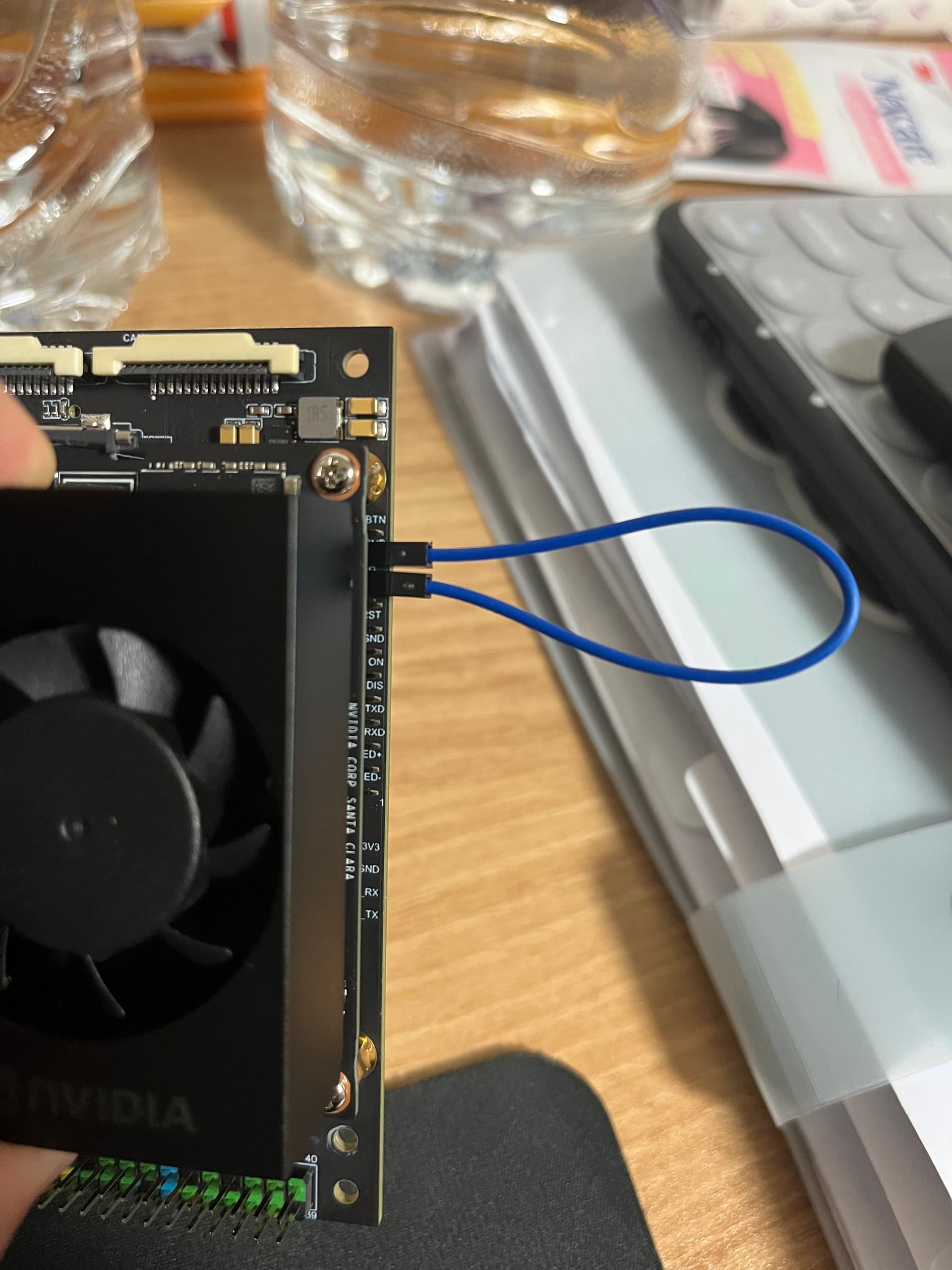 Jumper Cap on Jetson Recovery Pins