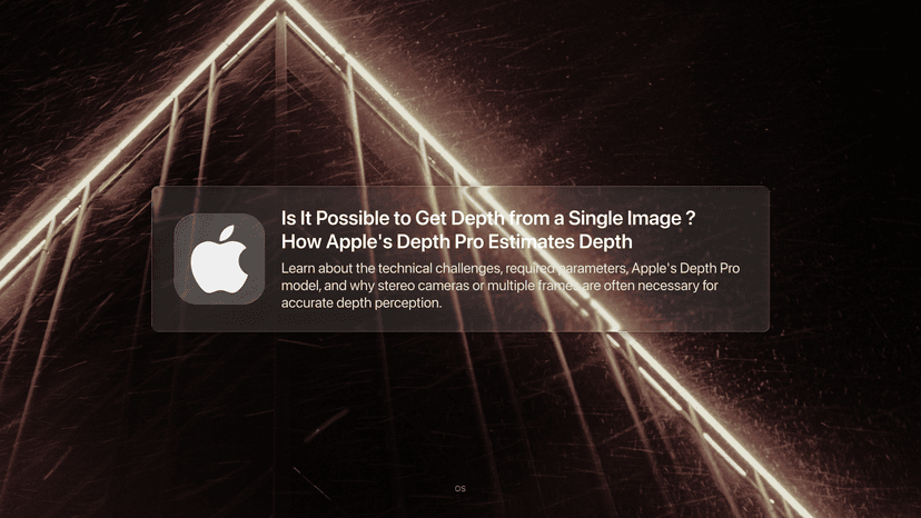 Is It Possible to Get Depth from a Single Image? How Apple's Depth Pro Estimates Depth